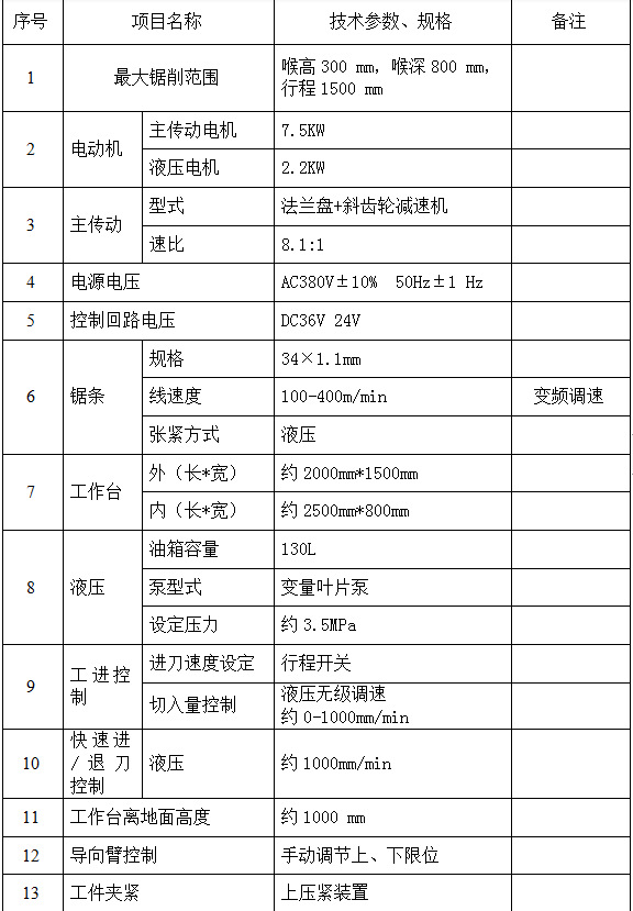 宝石花带锯床立式定制带锯床gb5330/80-150厂家直销