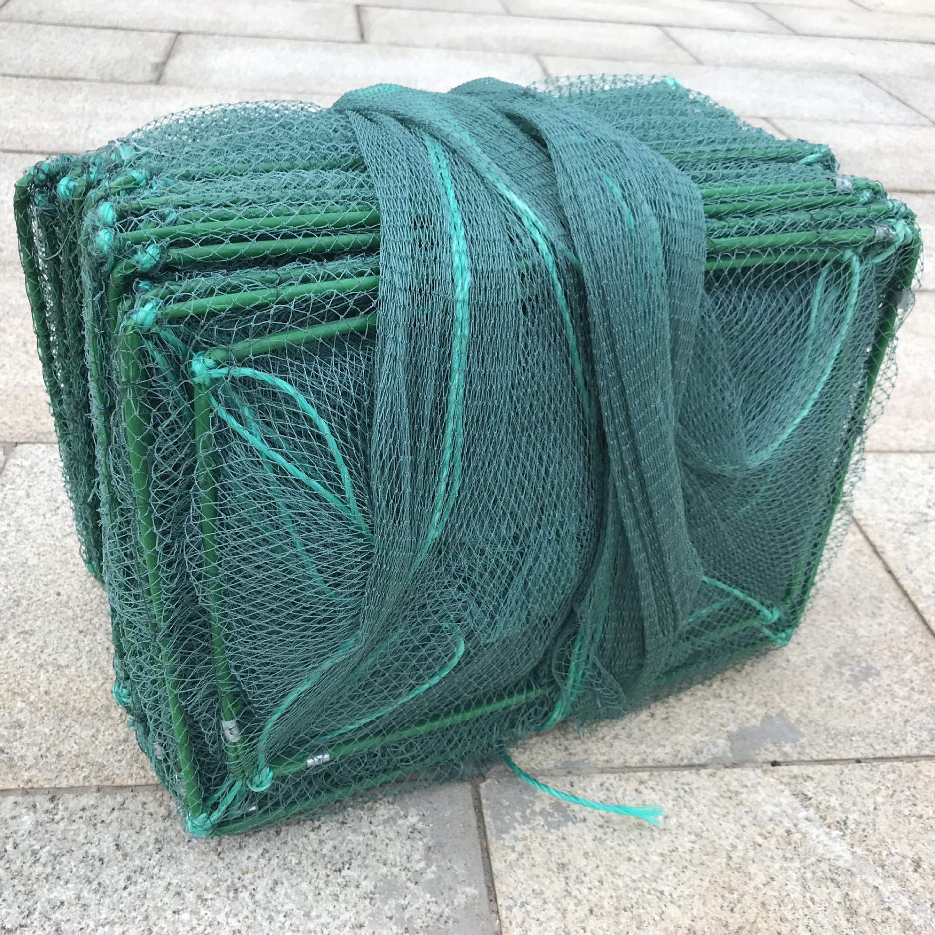 有结虾笼渔网捕虾网折叠鱼网捕鱼笼龙虾螃蟹泥鳅网批发养殖网