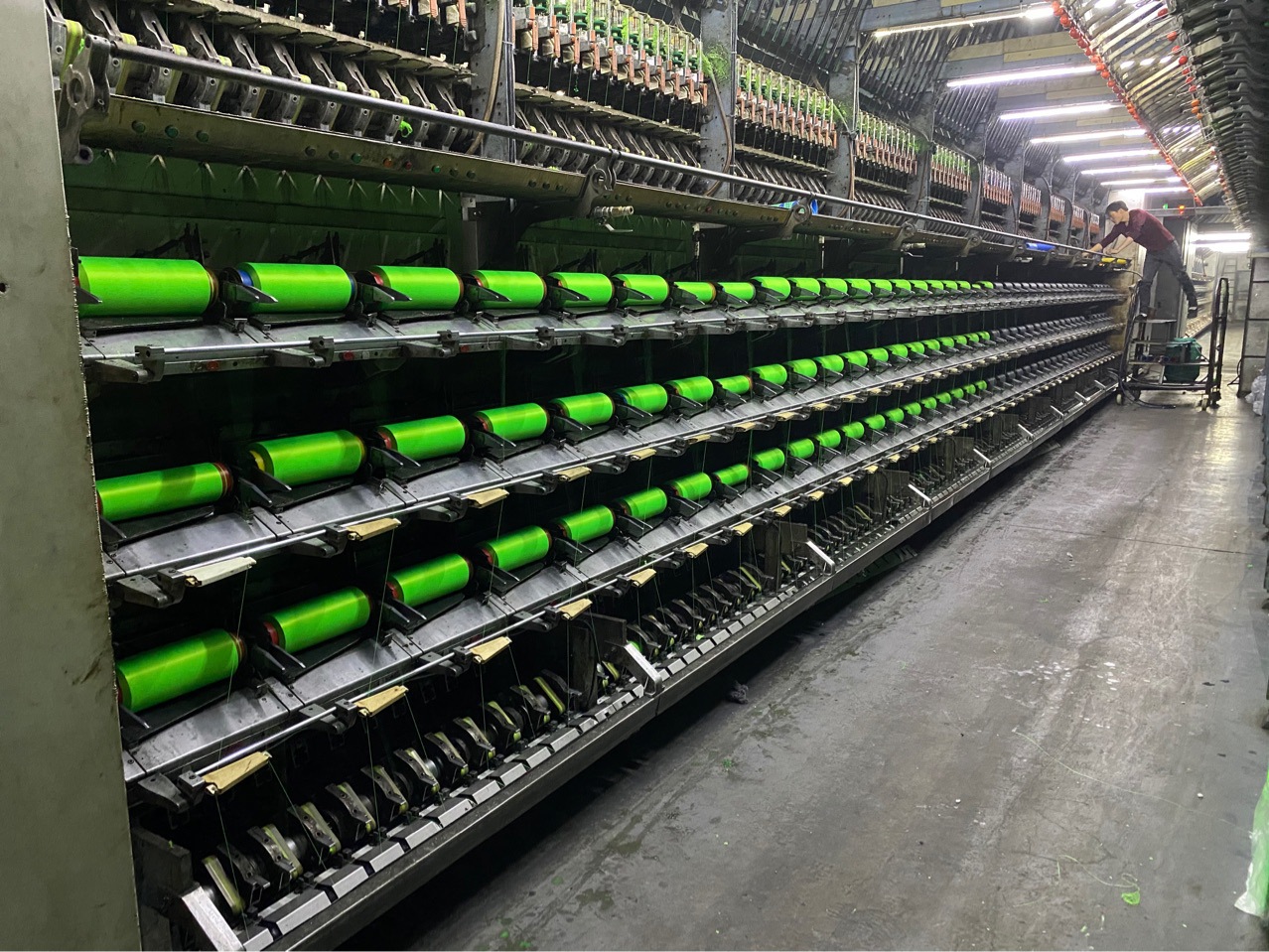 供应彩色dty 300d/96f 大红色 有色网络丝 染色丝 织带专用丝?