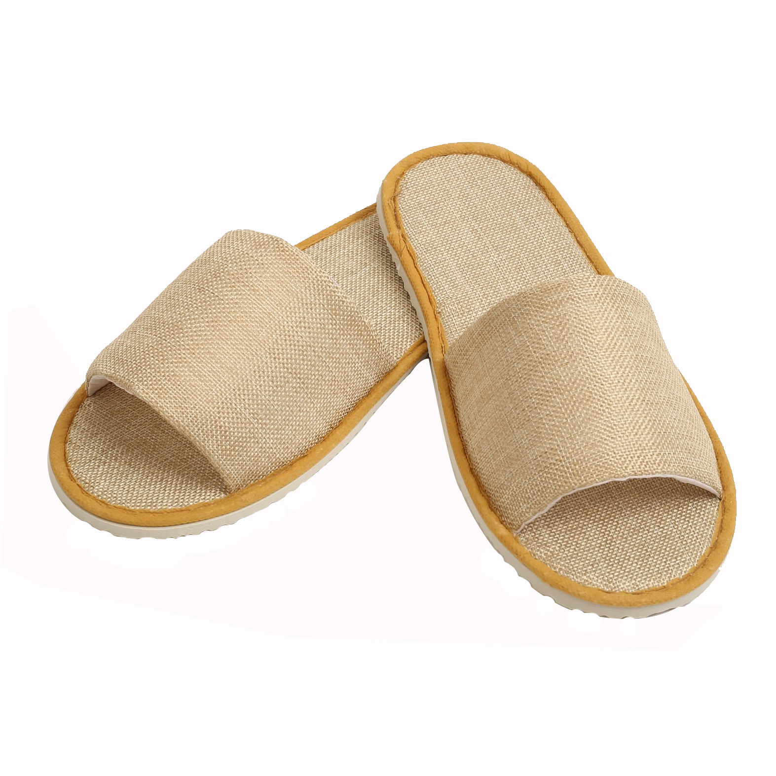 宾馆酒店一次性拖鞋一次性麻布拖鞋加厚加大酒店客房居家棉麻拖鞋