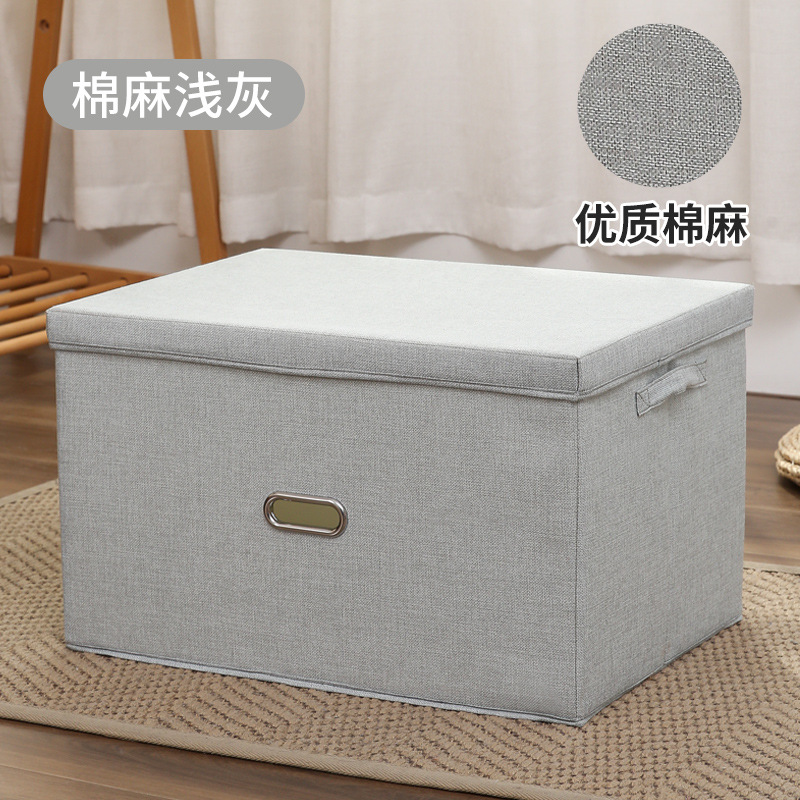 New Cotton and Linen Underwear Storage Box Drawer Cloth Art Organizing Box Storage Box Quilt Storage Box Car Storage Box