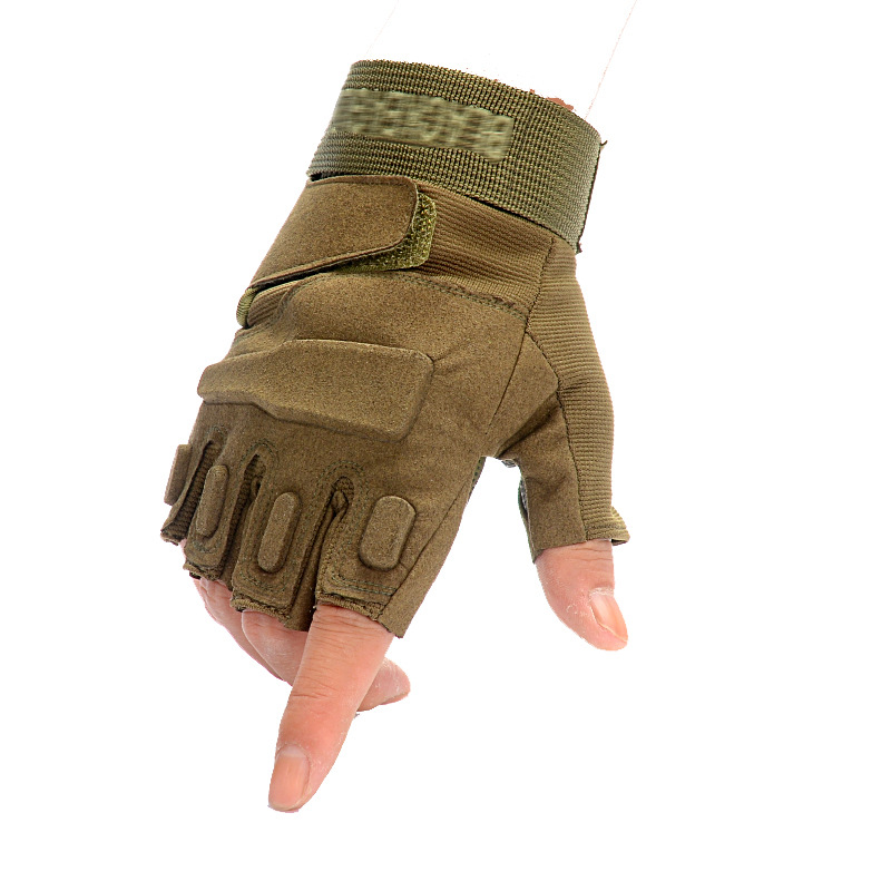 一件代发男战术手套防割军迷半指特种兵作战户外手套夏季跨境批发