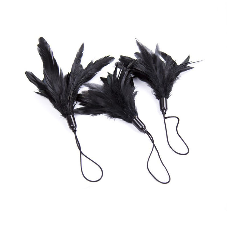 痒痒鸟毛批发成人用品夜店舞台道具羽毛黑色喇叭火鸡毛调情鸡毛
