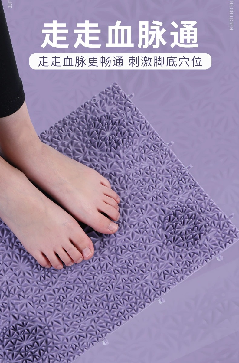 新款指压板家用穴位足底按摩脚垫脚底超痛版趾压板健身加厚游戏垫