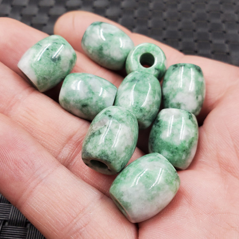 玉龙玉器玉石翠玉路路通吊坠翠玉路路通项链坠玉石路路通玉坠