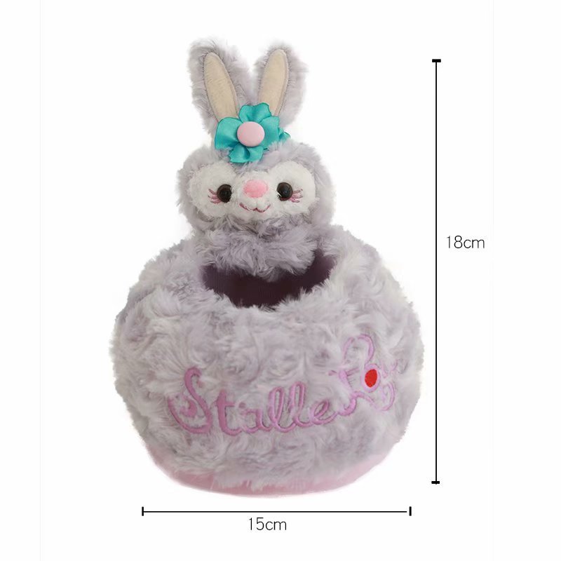 卡通达菲小熊笔筒ins可爱办公室学生桌面化妆收纳盒遥控器置物盒