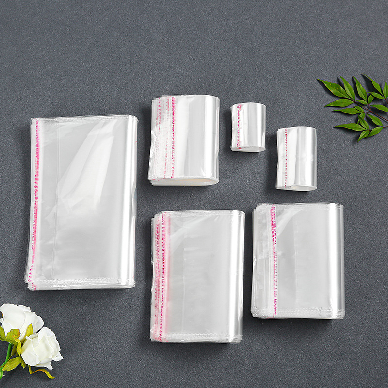 16cm Wide Spot Clothing T-shirt Packaging Bag Transparent OPP Bag Self-Adhesive Bag Plastic Sealed Bag Wholesale Self-Adhesive Bag