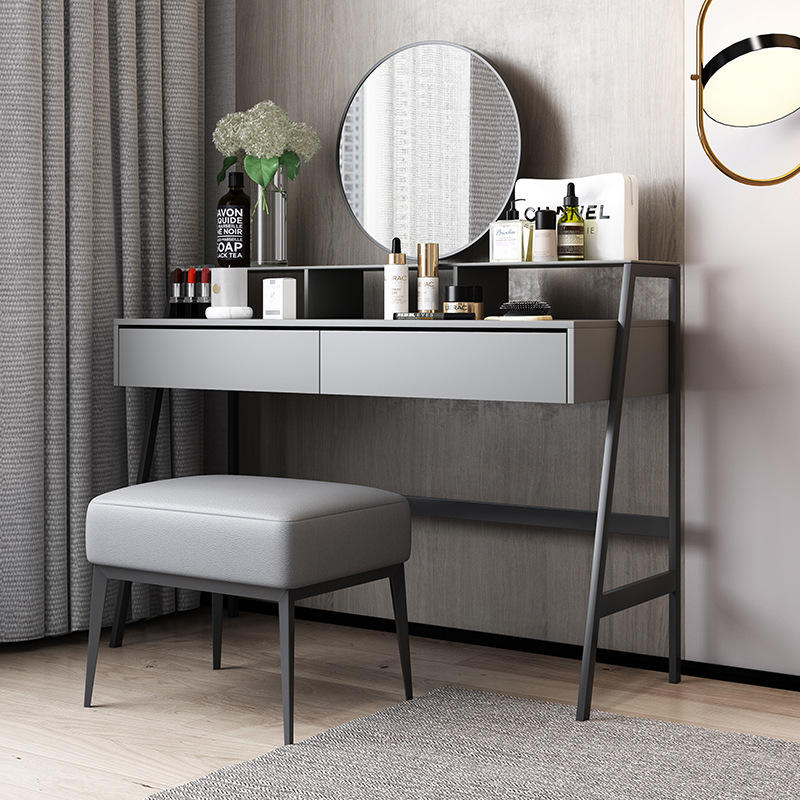 意式极简梳妆台简约小户型化妆桌妆镜网红影楼飘窗化妆台工厂批发