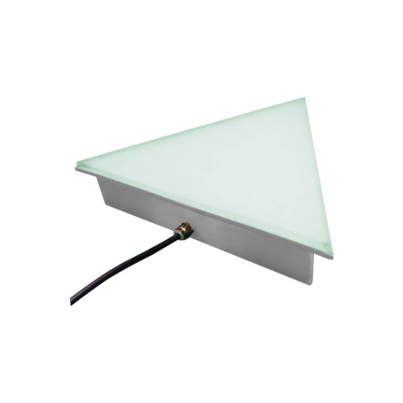 led三角形地砖灯户外防水地面嵌入式景观地埋灯非标感应地砖灯