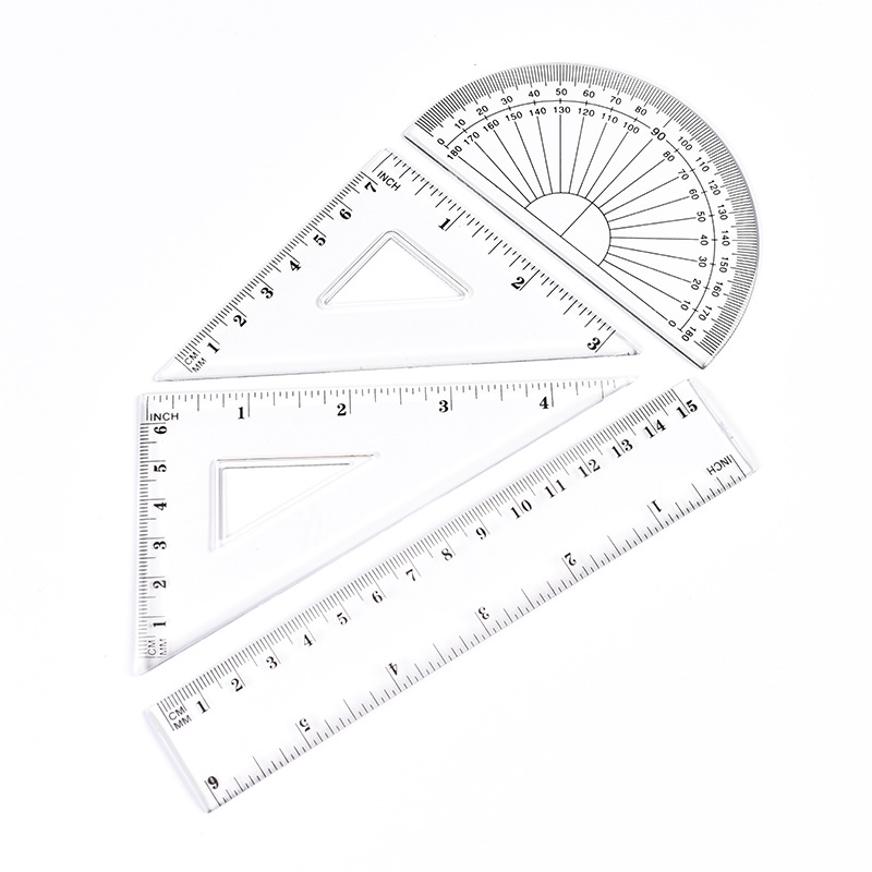 M-782 Compasses Student Drawing Combo 8 Set Compasses Ruler Set Student Teaching Compasses