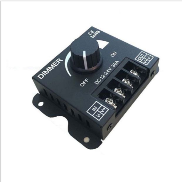 30a直流灯调光开关12v24v灯条灯光调节开关led亮度调节器300w开关