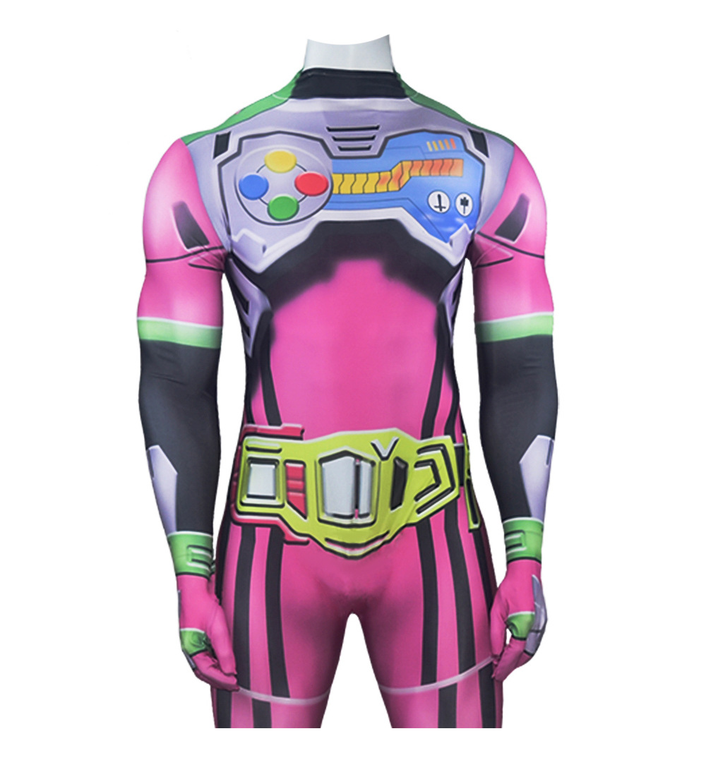 ex- aid 假面骑士衣服 kan men rider ex-aid 连体紧身衣
