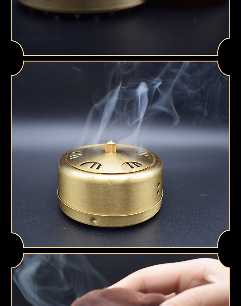 随身灸布套艾灸盒温灸盒纯铜不锈钢艾灸炉温灸器具艺仁堂艾炙盒