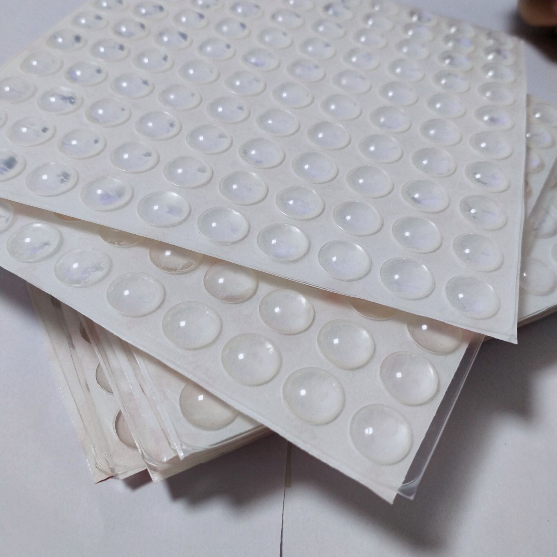 厂家直销 10*3透明半圆胶垫 耐磨耐压 玻璃胶垫 防滑防撞硅胶脚垫