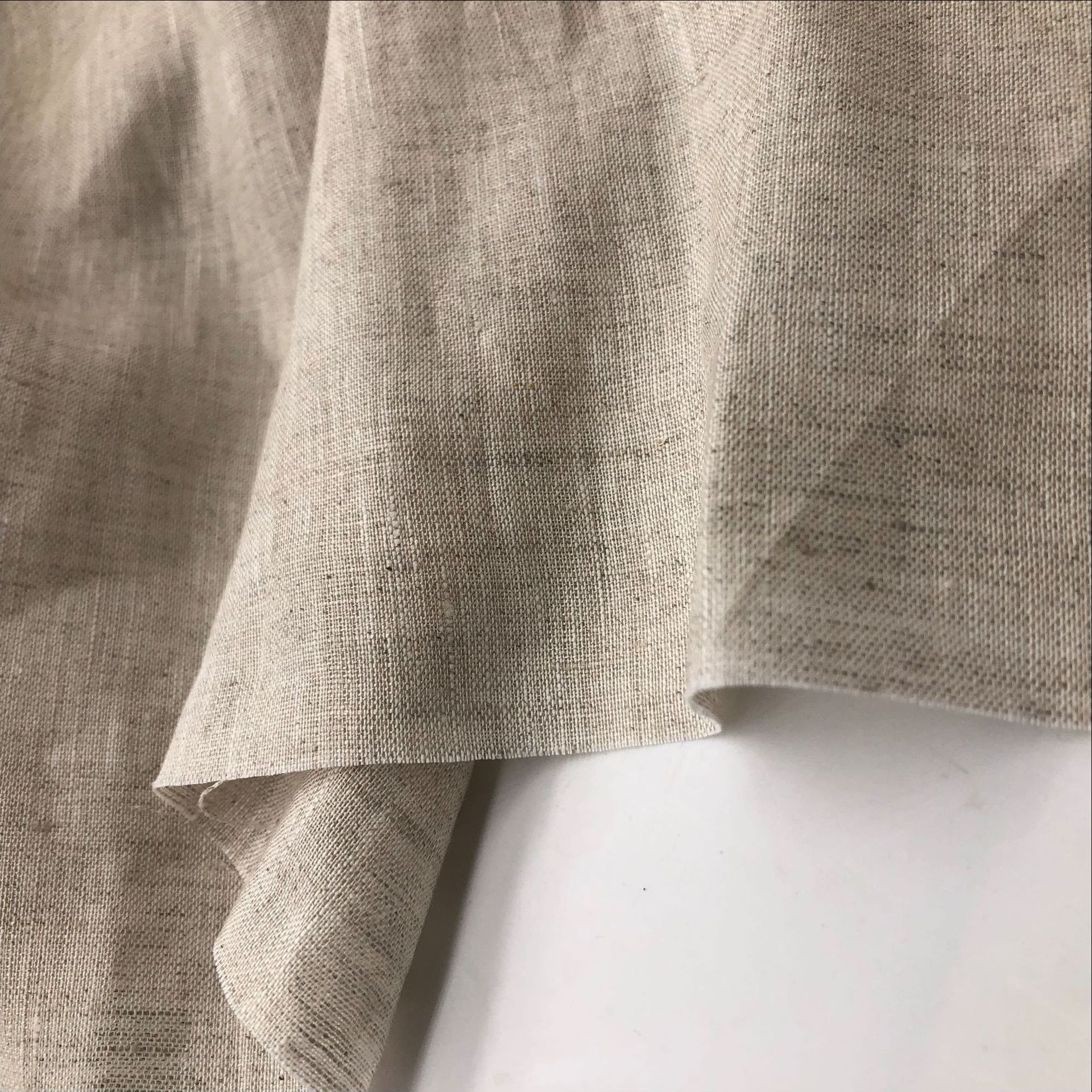 2836纯亚麻100%高支亚麻面料素色麻布料春夏男女装连衣裙衬衫面料