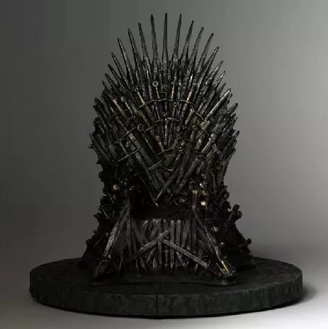 冰与火之歌 权利的游戏 铁王座 尺寸16*16*17cm手办模型公仔摆件-阿里
