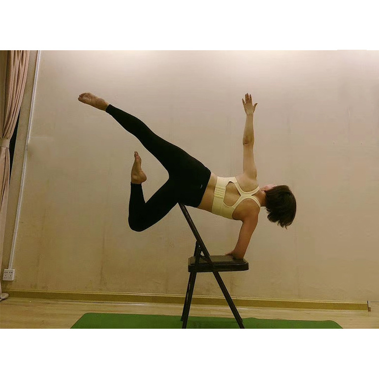 厂家直销包邮艾扬格瑜伽椅瑜伽辅助椅加粗加厚折叠椅加固加重型