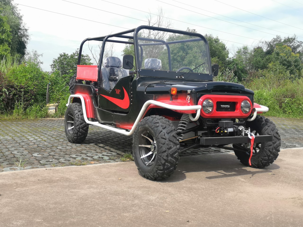 北极天四轮电动老年代步车全地形四驱越野摩托车utv摩托车 沙滩车