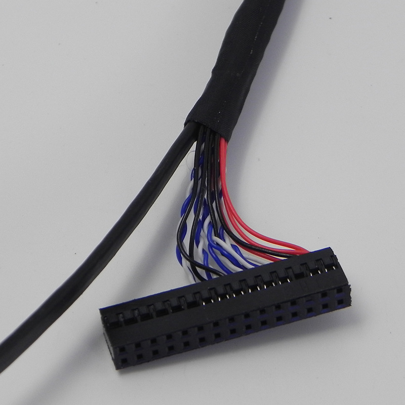 lvds高清屏线 单8屏线 4k高清 fi-x30p df13-30p 可定制双8屏线