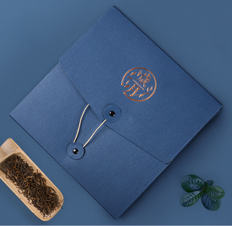 蓝色岁月普洱茶熟茶福鼎白茶200g357克饼茶包装礼盒可加印logo