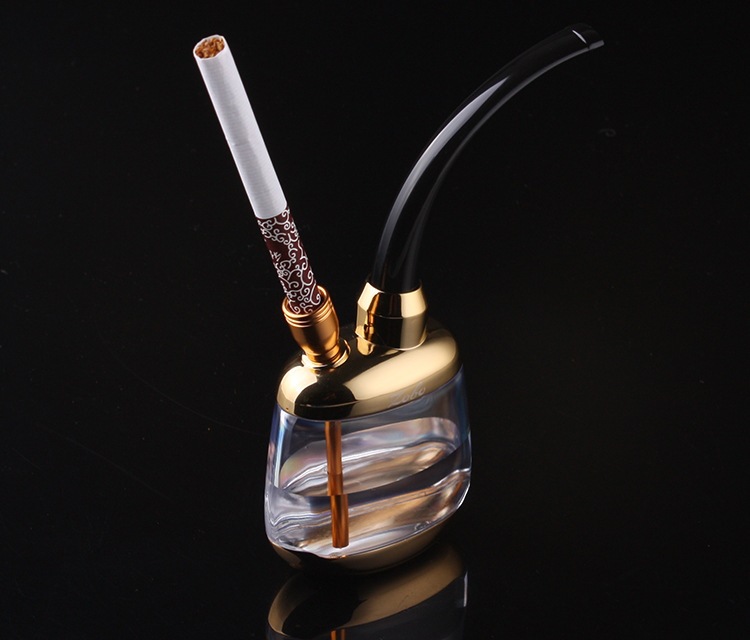 501水烟壶创意水烟斗烟丝斗过滤烟嘴水烟筒全套两用烟锅烟具