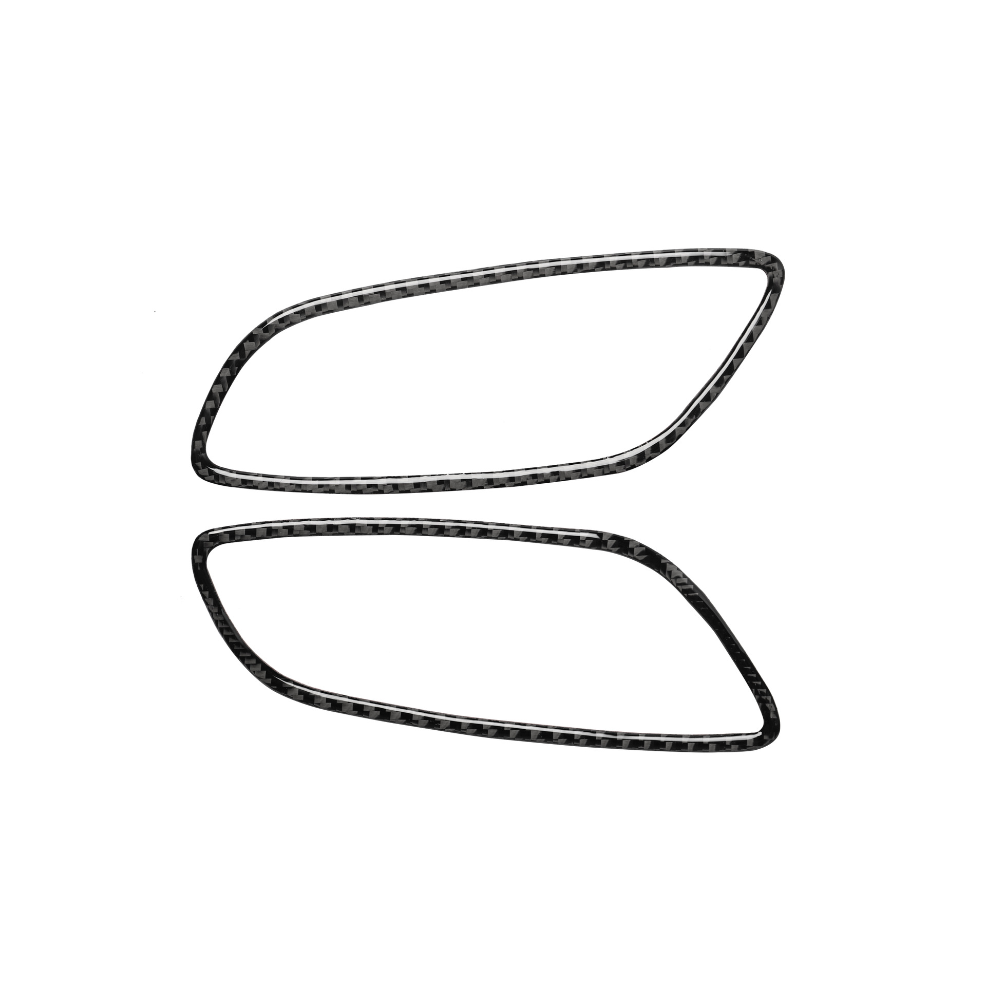 适用奥迪tt mk123 ttrs 2008-2014车门拉手框b款碳纤维贴纸左右驾