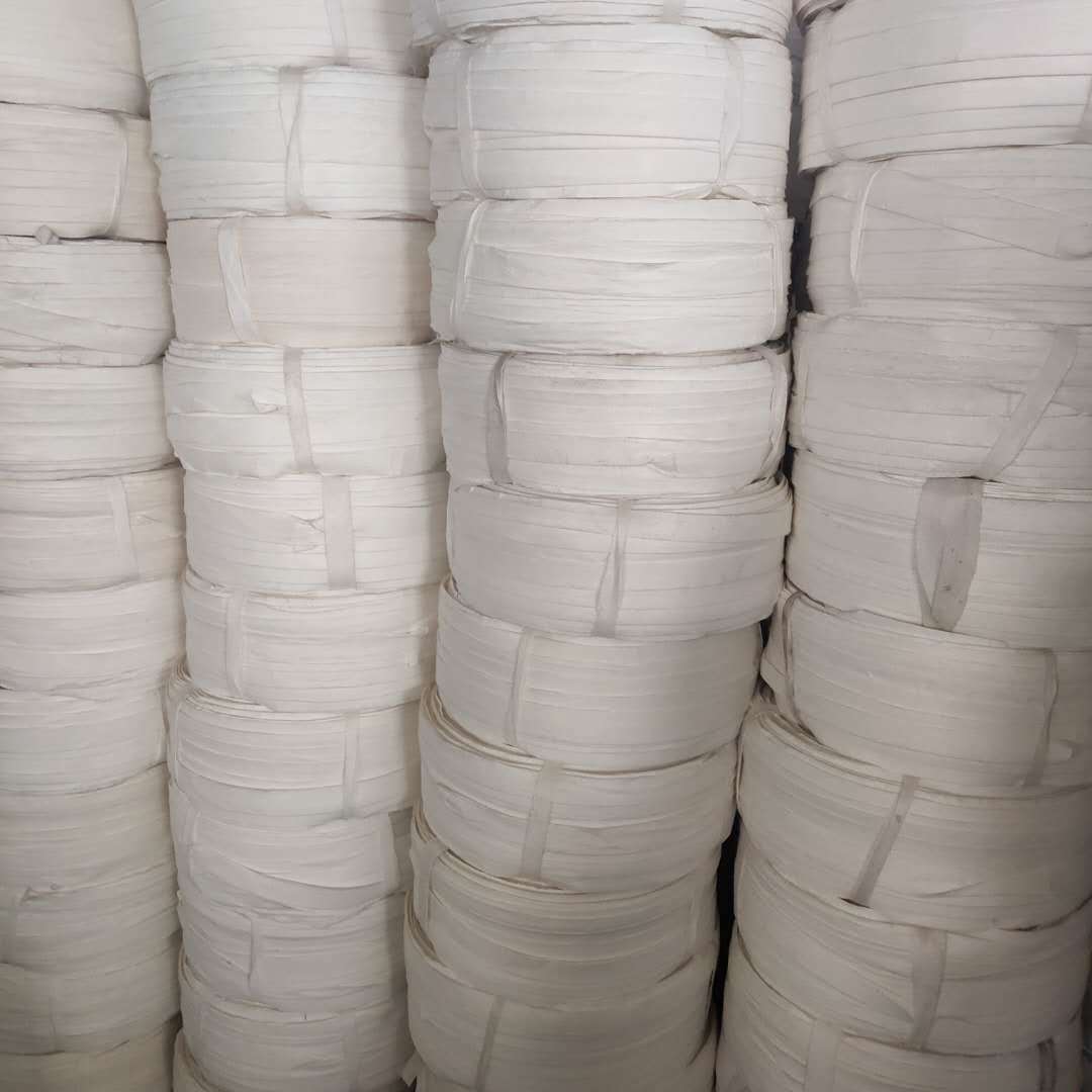 湖北供绿化树土球包扎白色无纺布布条 捆扎瓷器无纺布绳子无接头