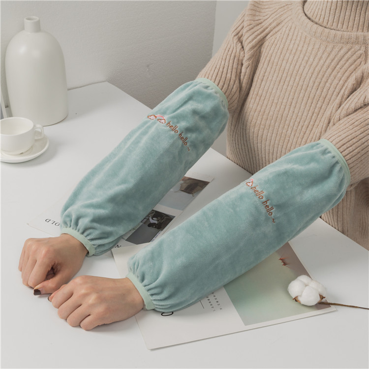 长款袖套防污学生办公女款套袖韩版男式护袖秋冬家务工作袖筒袖头