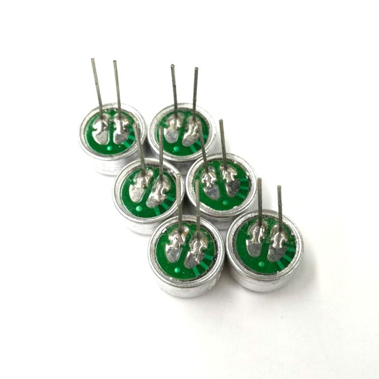 9745mm直插驻极体话筒9745p咪头麦克风传声器高低灵敏度