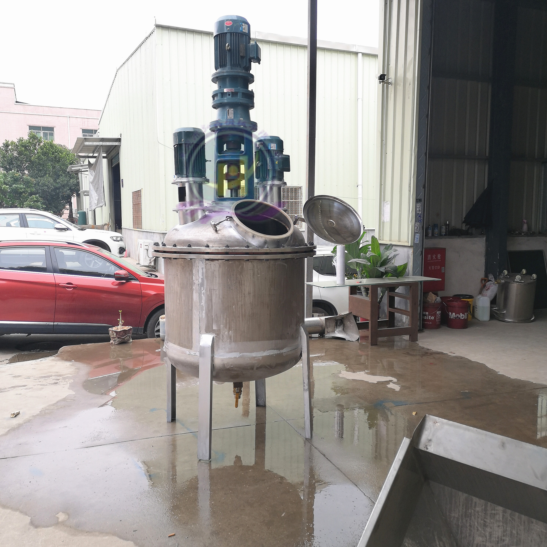 三相工业用电380v绝缘漆搅拌罐 涂料搅拌罐 液体加温搅拌罐