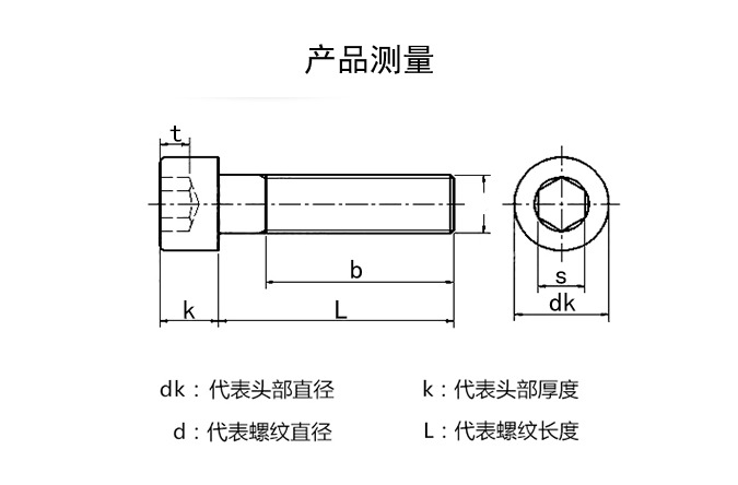 m3m4m5m6m8m10 12.9级镀镍半牙杯头内六角螺丝钉圆柱头高强度螺栓