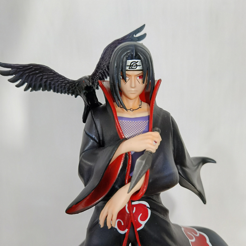 1/7火影1手办晓组织gk宇智波鼬乌鸦鼬鼬神雕像手办人偶摆件