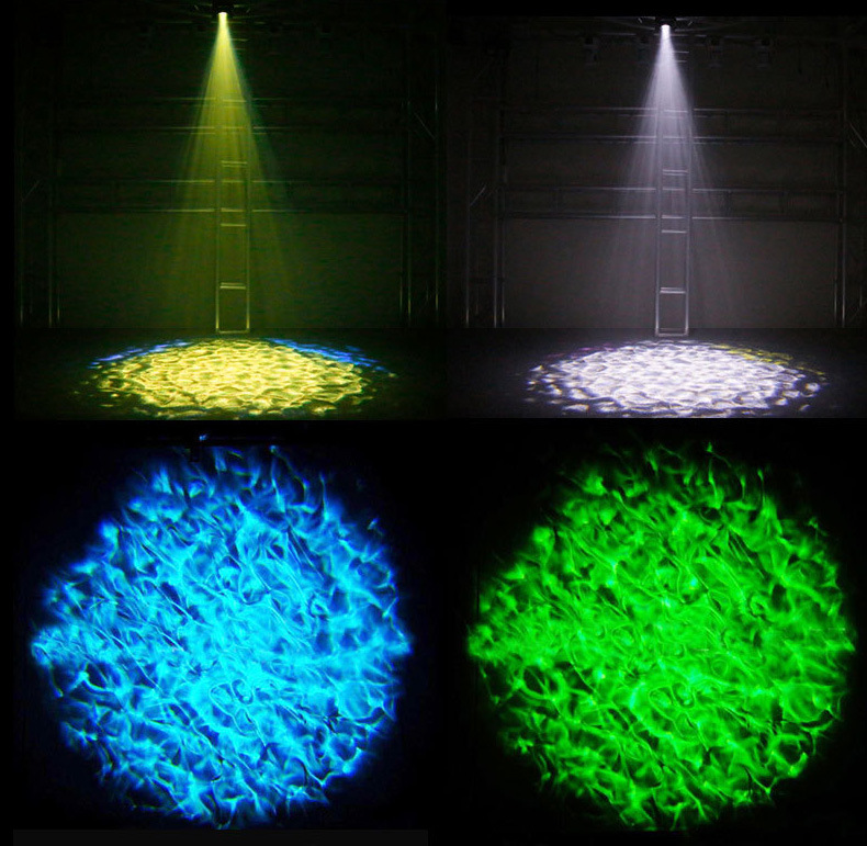 50瓦防水彩色动态水波纹户外亮化led逼真水纹灯过道流动水纹装饰