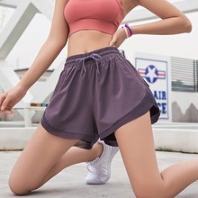 运动短裤女 含内衬防走光宽松速干跑步健身短裤夏季训练薄瑜伽裤