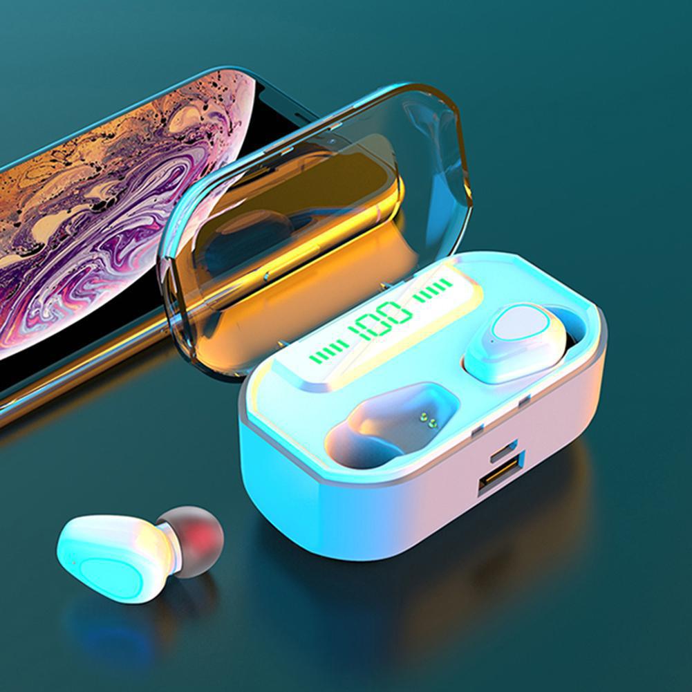 g20蓝牙耳机 双耳蓝牙耳机 数显蓝牙耳机 带充电仓蓝牙耳机