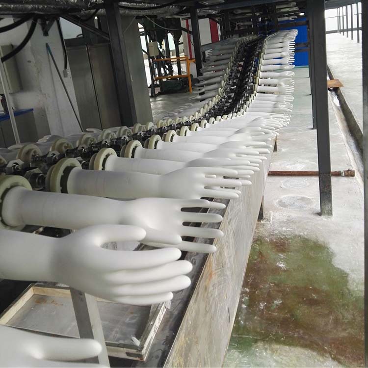 定 制橡胶手套自动包装机外科手术手套浸胶机生 产线机械设备