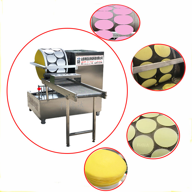 全自动烤鸭饼机北京烤鸭饼机器圆形烤鸭饼机山东科信达终生服务