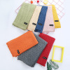 winter children scarf outdoors Cold proof keep warm Ma pattern men and women Young children Solid Versatile knitting Wool lengthen winter children scarf outdoors Cold proof keep warm Ma pattern men and women Young children Solid Versatile knitting Wool lengthen