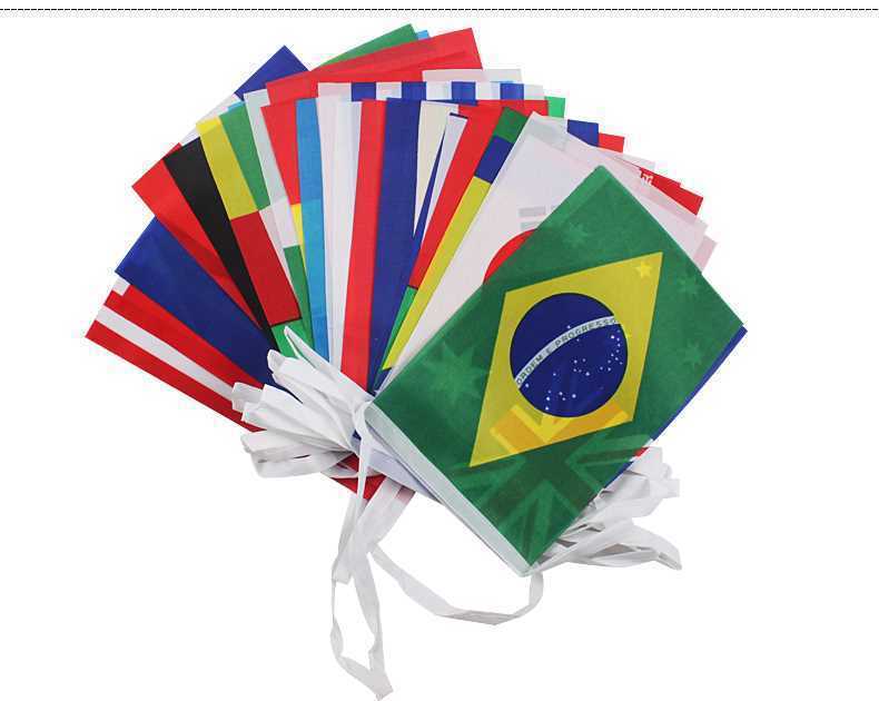 世界各国国旗串国旗串万国旗串吊旗红旗小彩旗串旗手摇旗装饰吊旗