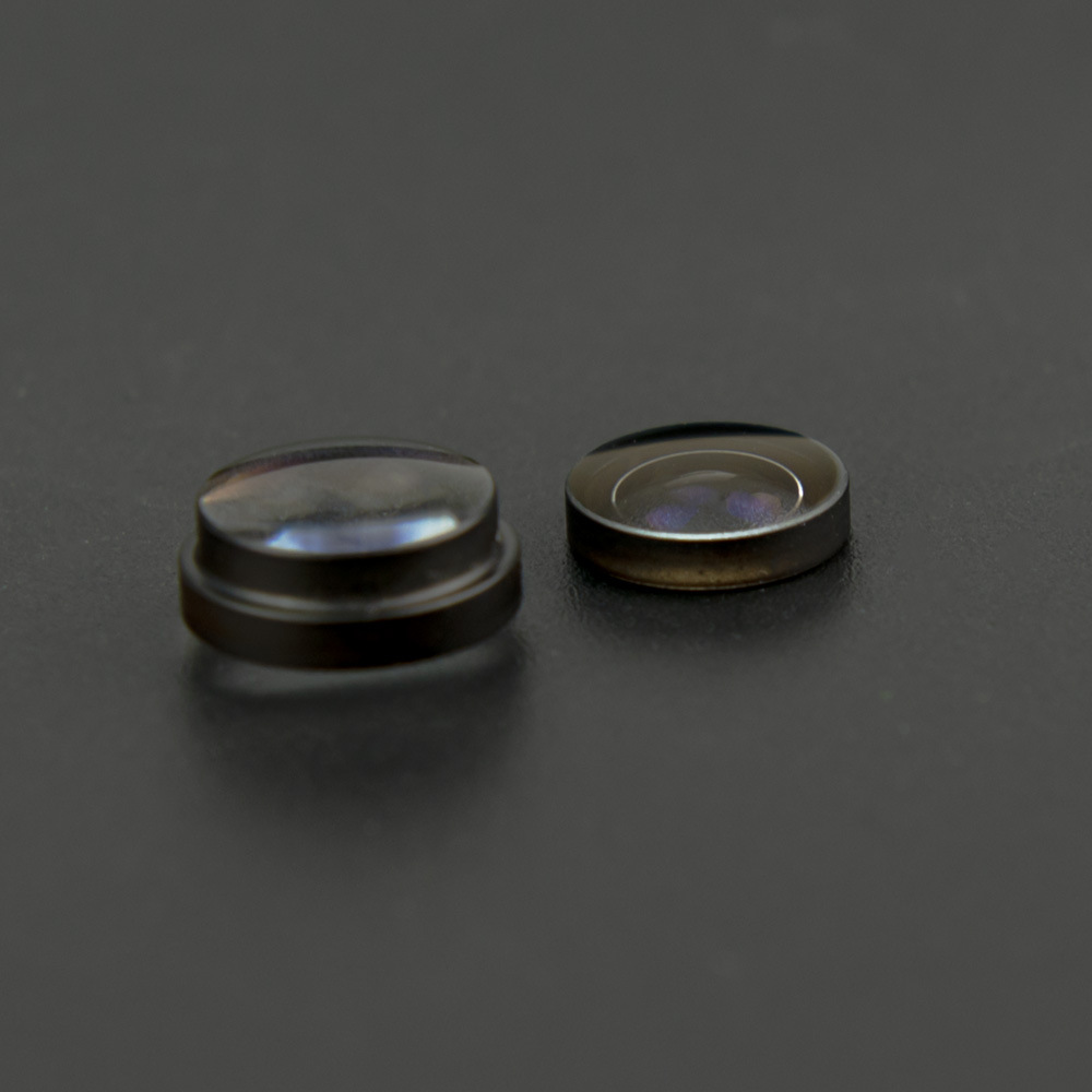 凸透镜 胶合镜片光学玻璃透镜宽带增透膜 投影仪镜头镜片设计定制