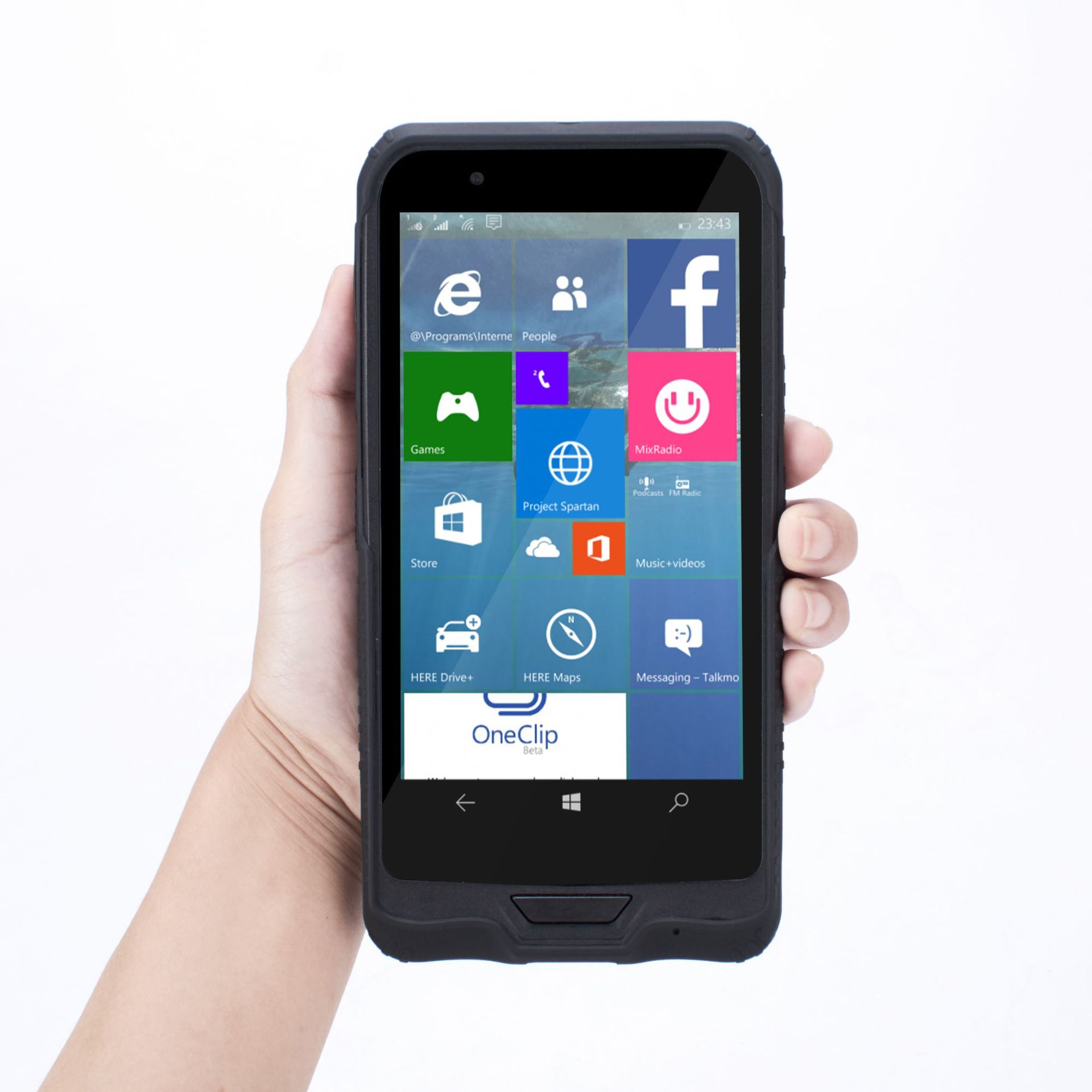 免开发6寸win10pda手持数据采集终端二维nfc蓝牙医疗废物回收设备