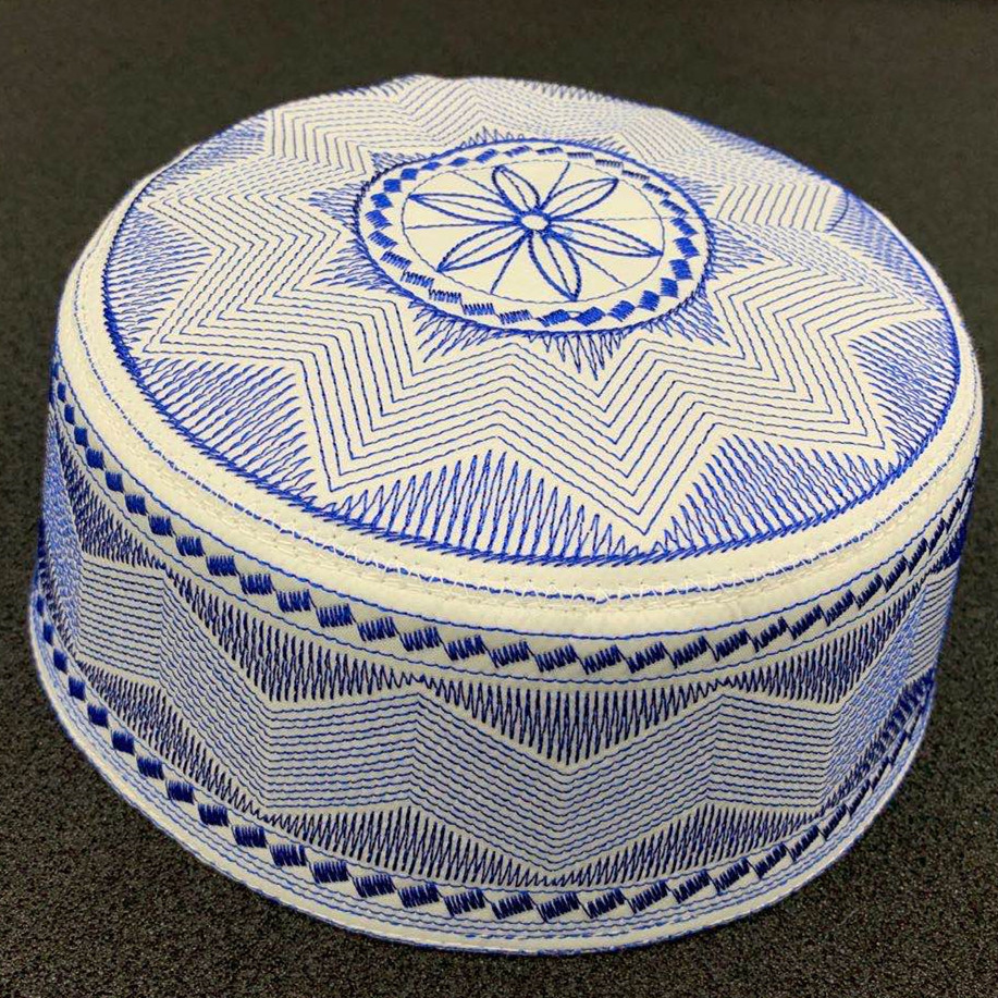 回族伊斯兰男帽刺绣穆斯林帽清真寺礼拜帽沙特阿联酋帽