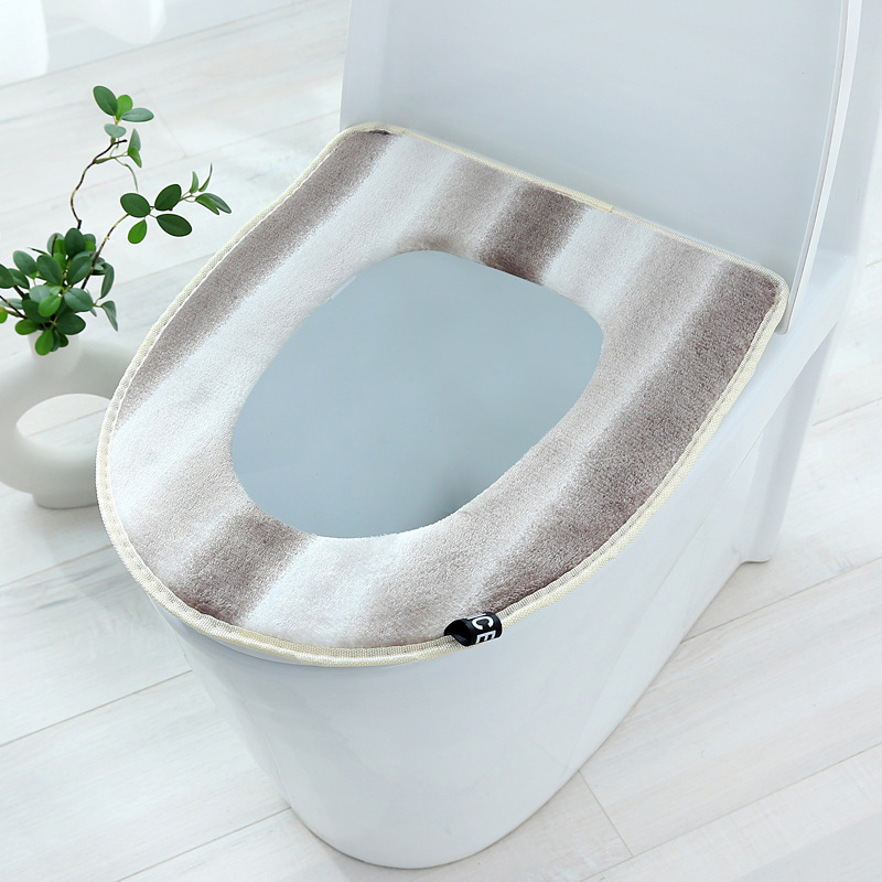 加大款拉链带提手马桶垫四季通用大码加厚坐便圈舒适防水马桶座圈