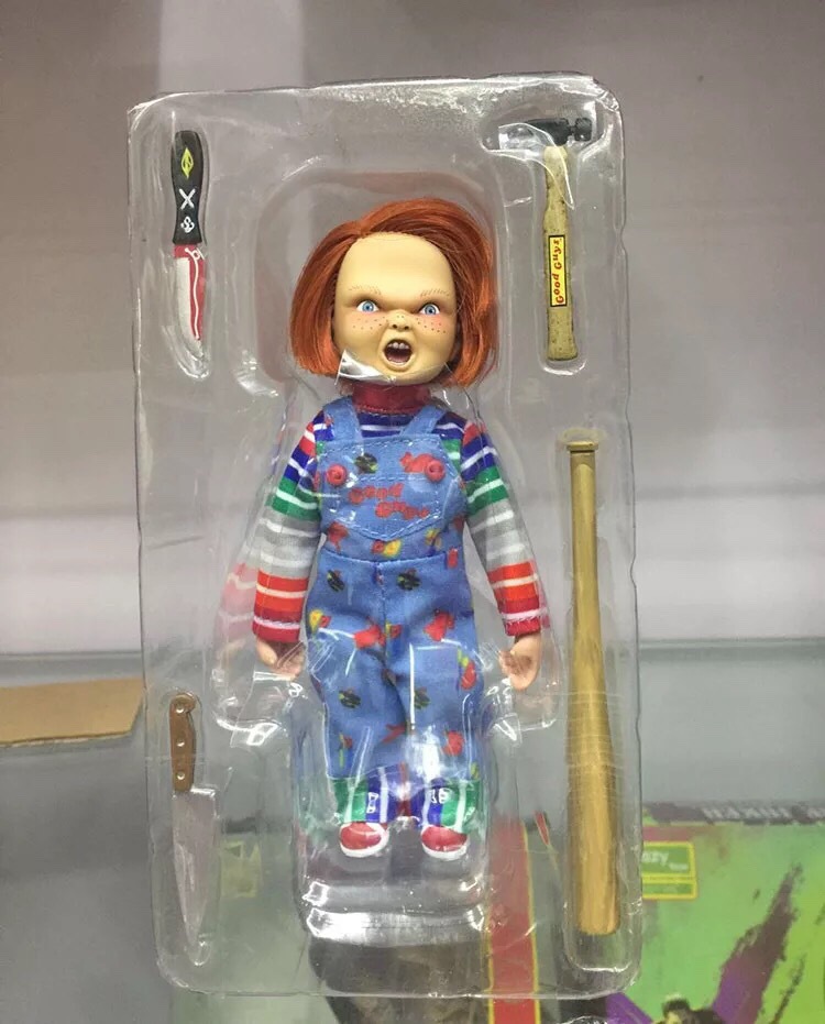 neca 鬼娃回魂 鬼娃恰奇 chucky 布衣植发可动手办人偶模型