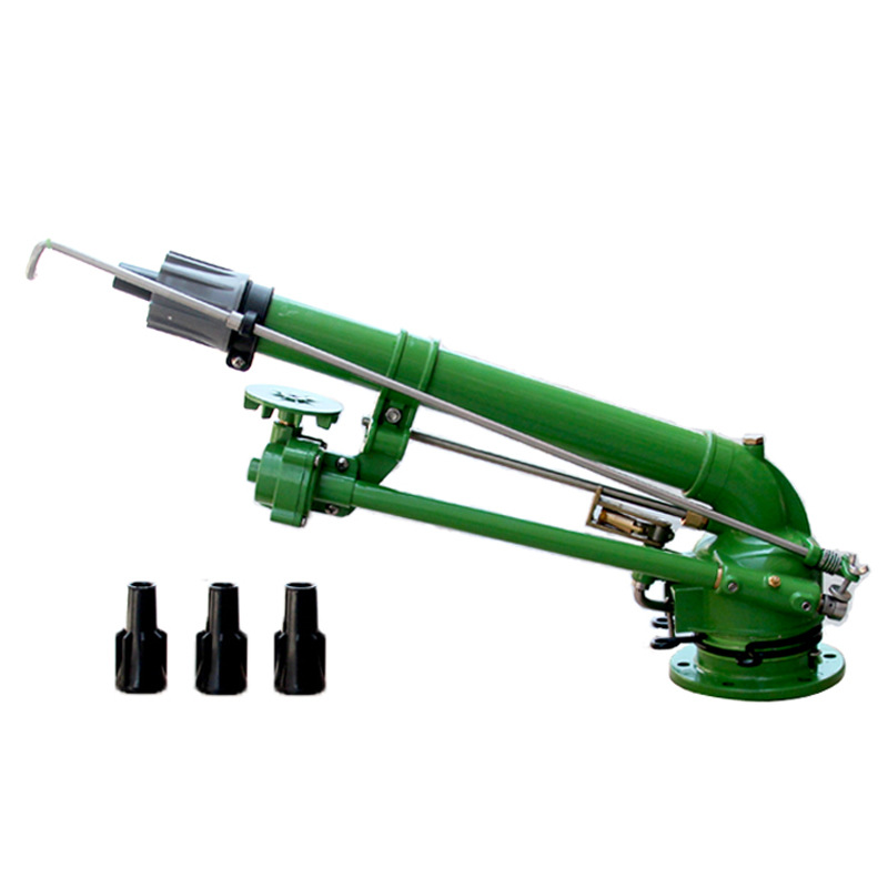 涡轮蜗杆远程雾化喷灌喷枪高压喷头农田灌溉煤矿厂降尘卷盘机