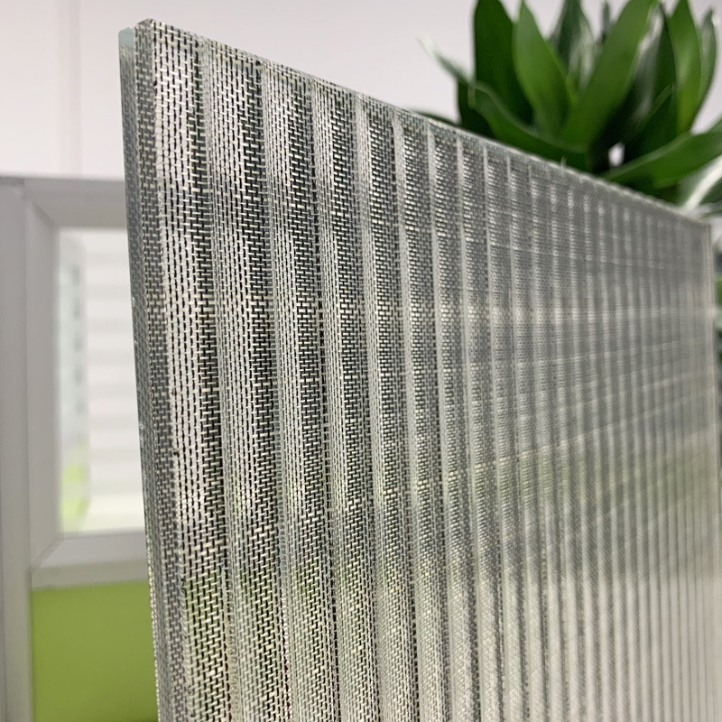 夹丝玻璃钢化 长虹瓦楞夹胶艺术安全玻璃办公室屏风隔断工程 定制