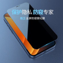 Nillkin耐尔金适用iPhone 12 Pro Max 隐卫全屏防窥钢化膜玻璃膜