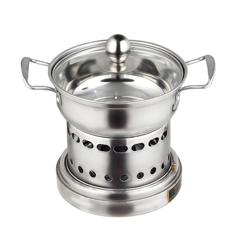 一锅小火锅酒精炉,酒精锅液体户外家用自助火锅