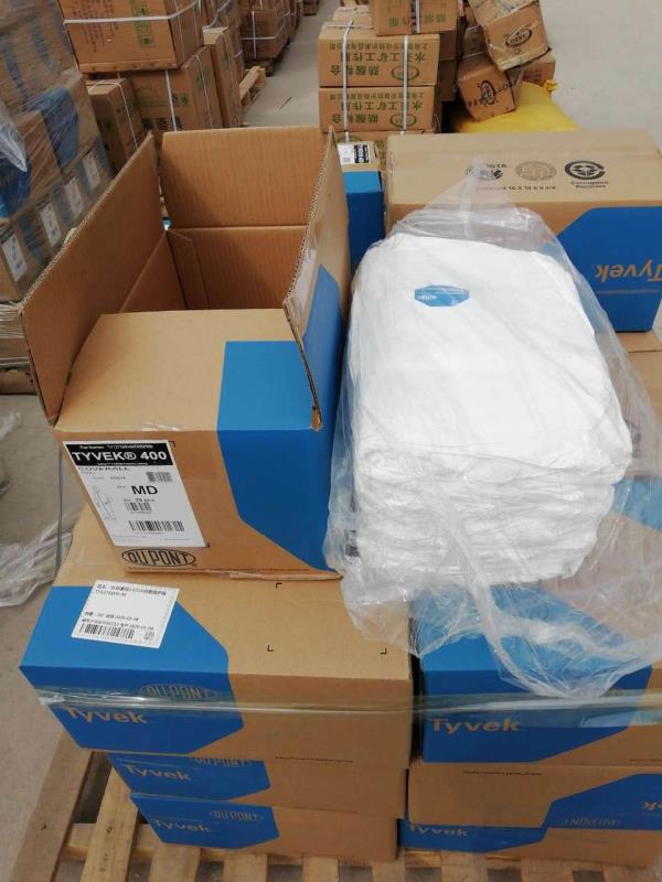 tyvek400 杜邦防护服 ty127swh 连体带帽无纺布隔离服