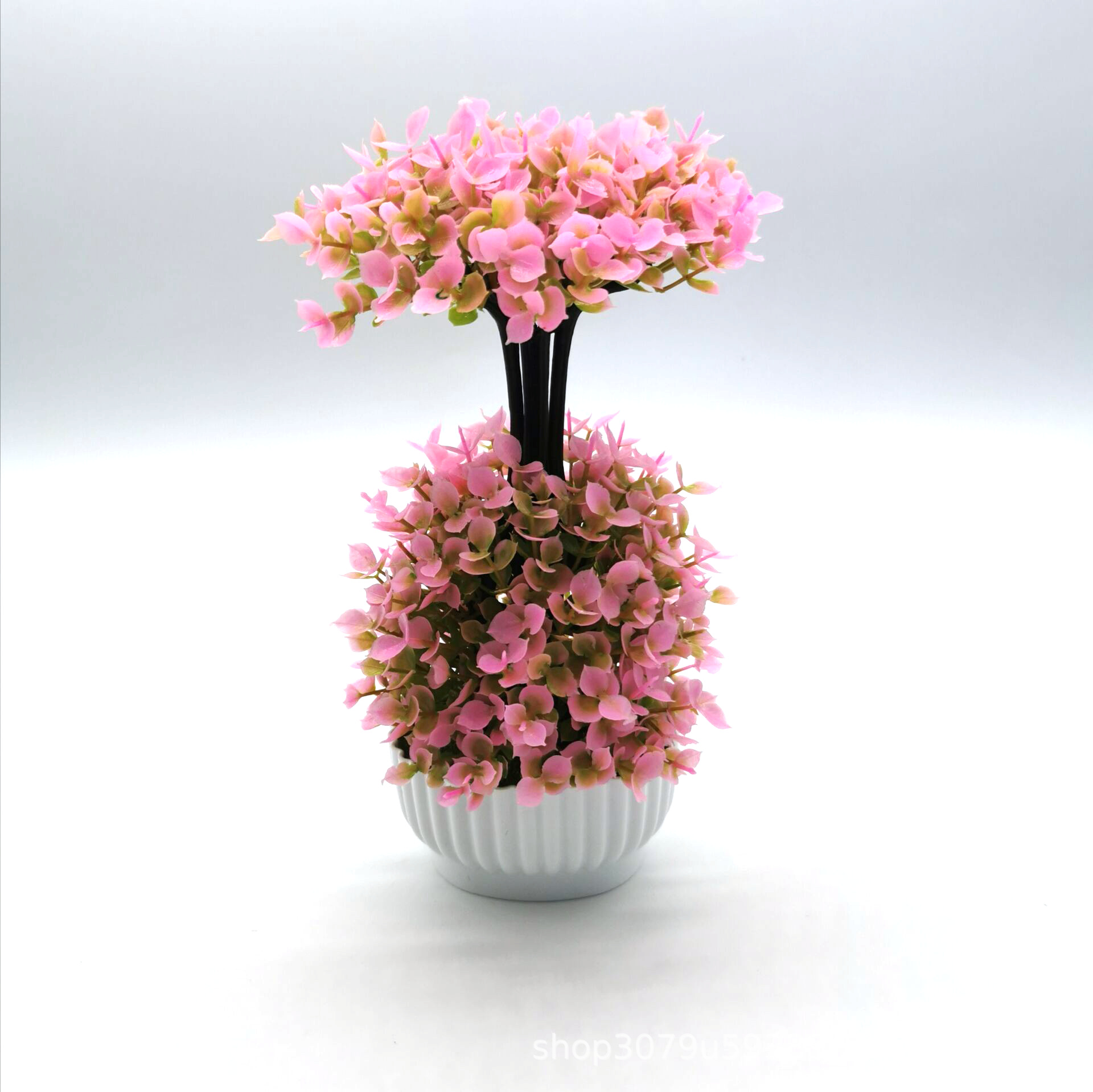 仿真室内盆栽清新绿植北欧花瓶小树盆景假花盆栽窗台装饰创意摆设